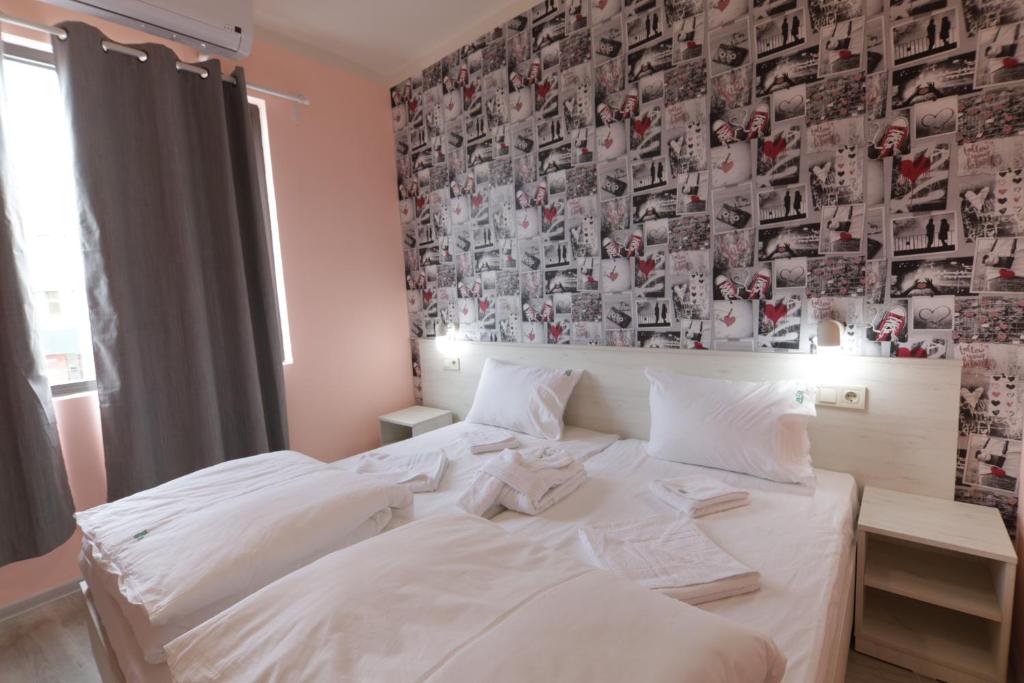 Postel nebo postele na pokoji v ubytování Hostel Kyosheto