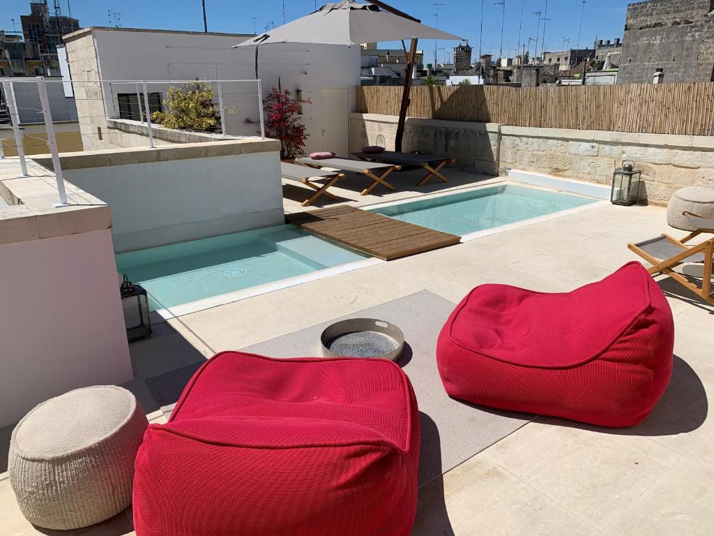 Posezení v ubytování Palazzo De Noha - Boutique Hotel
