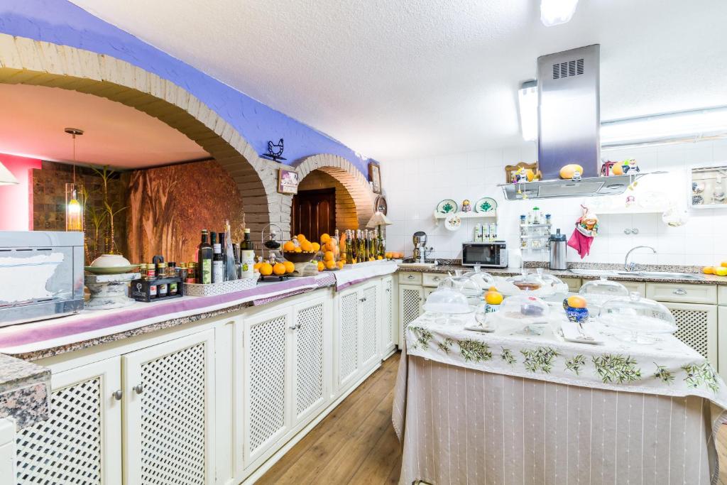 Dapur atau dapur kecil di B&B Concha
