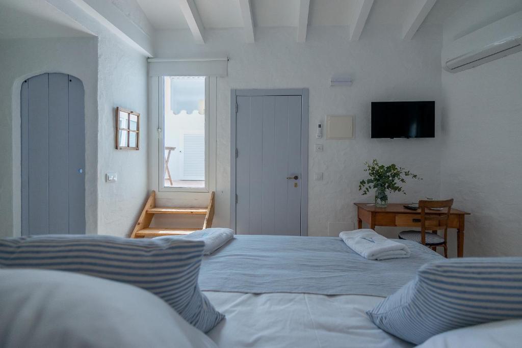 Postel nebo postele na pokoji v ubytování HOTEL ANHEL