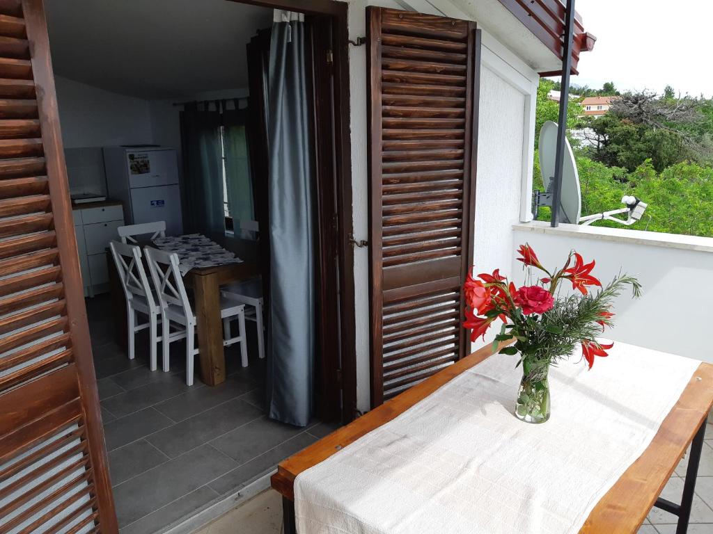Balkon lub taras w obiekcie Apartments Vukelić