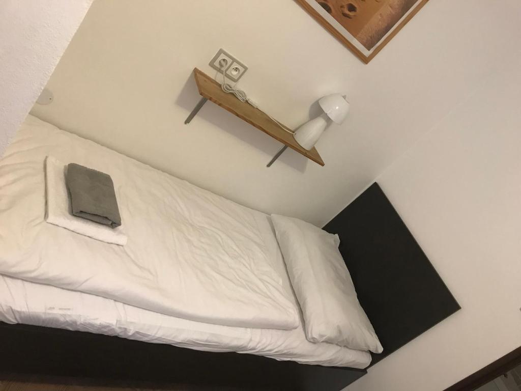 Postel nebo postele na pokoji v ubytování Penzion Nová Hospoda