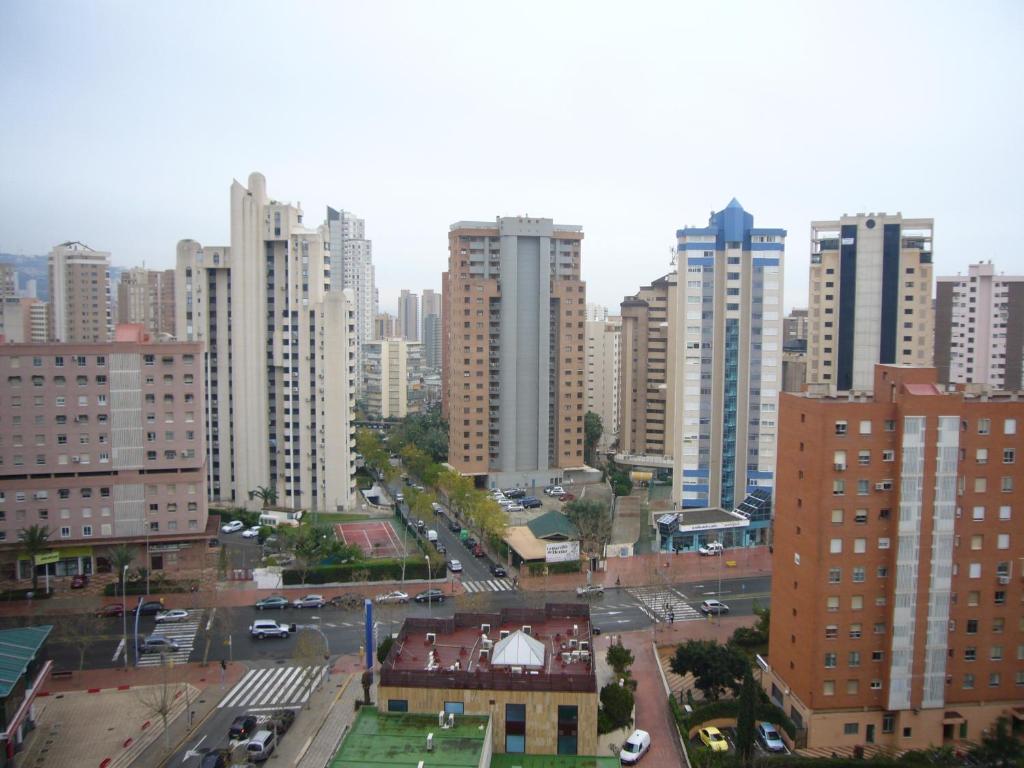Výhľad na mesto Benidorm alebo výhľad na mesto priamo z apartmánu