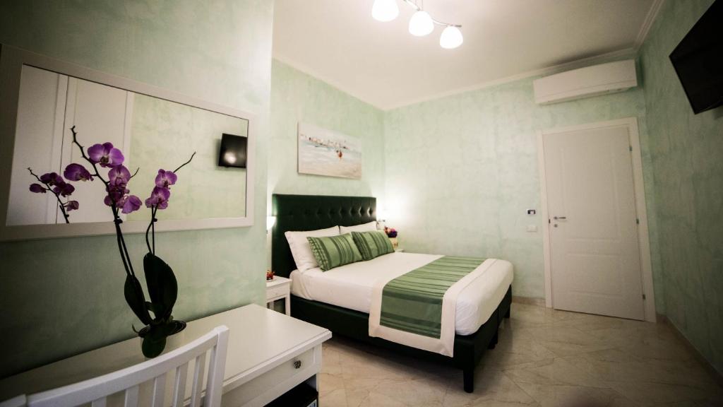 Posteľ alebo postele v izbe v ubytovaní St. Peter Area Luxury Suites