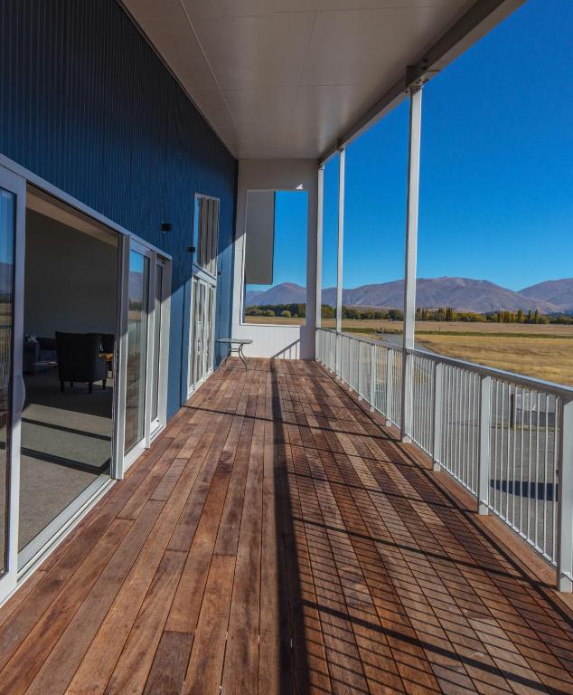 Balkón nebo terasa v ubytování Pukaki Air Lodge