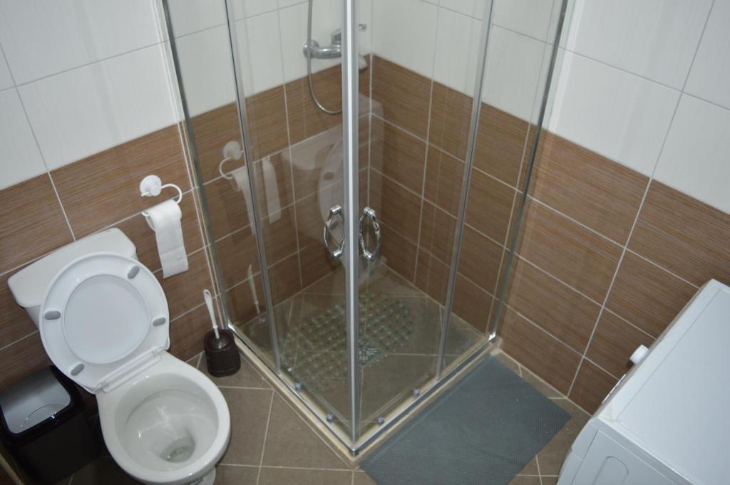 Koupelna v ubytování Apartment Bllaca