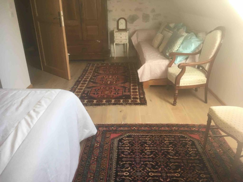Postel nebo postele na pokoji v ubytování Le Dosne