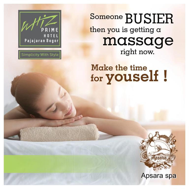 Lázně a/nebo wellness v ubytování Whiz Prime Hotel Pajajaran Bogor