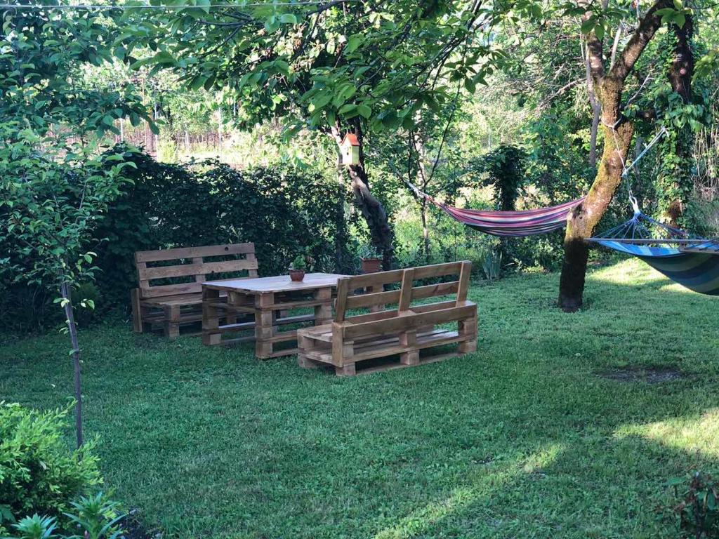 Zahrada ubytování La Deka GuestHouse