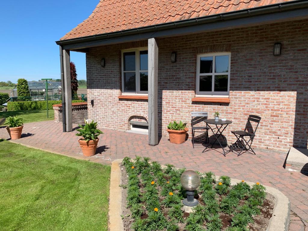 Zahrada ubytování B&B Decoster