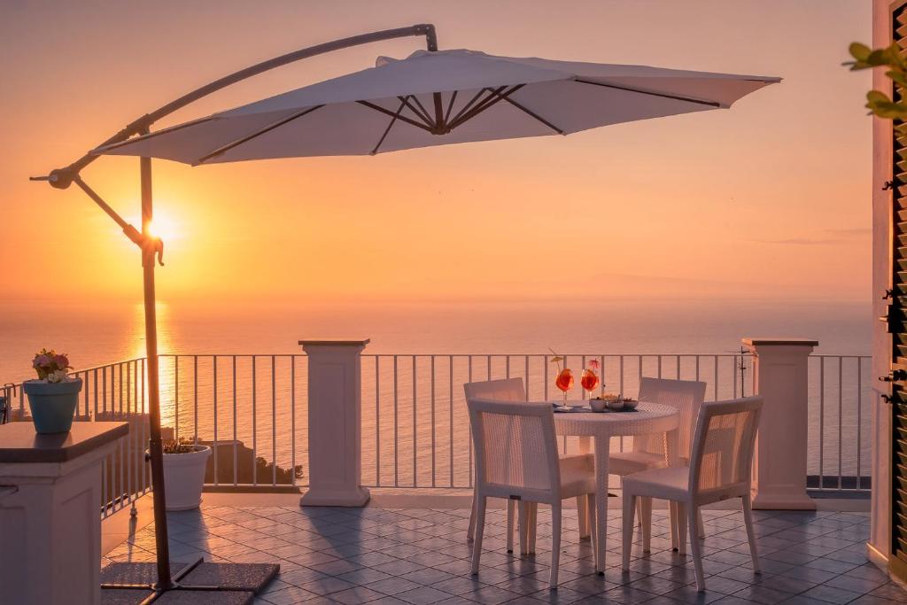 Nespecifikovaný výhled na moře nebo výhled na moře při pohledu z bed and breakfast