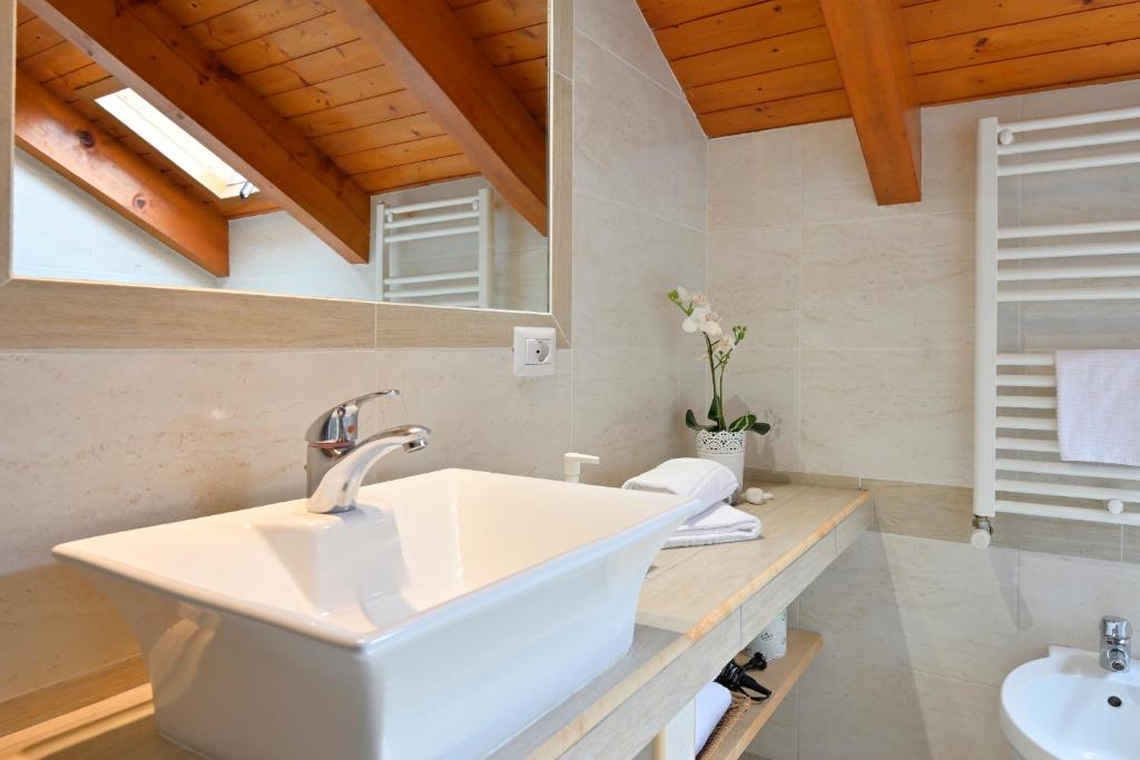 Koupelna v ubytování Hotel Bagliori