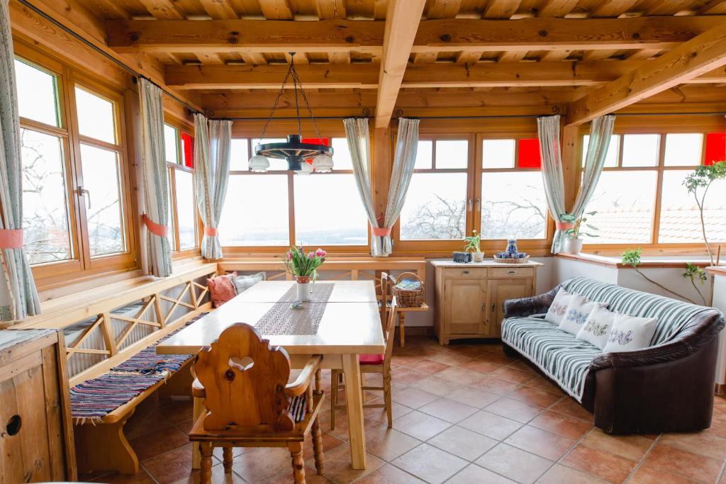 Posedenie v ubytovaní Ferienwohnung Stiegelbauer Fichte