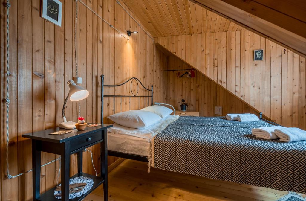 Postel nebo postele na pokoji v ubytování Rivendell
