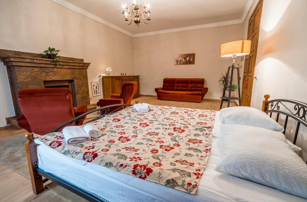 Postel nebo postele na pokoji v ubytování Rivendell