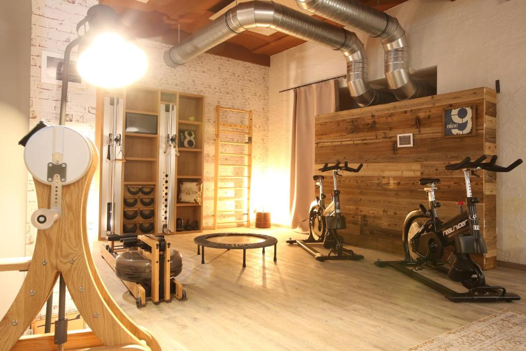 Fitness centrum a/nebo fitness zařízení v ubytování Nägler´s Fine Lounge Hotel