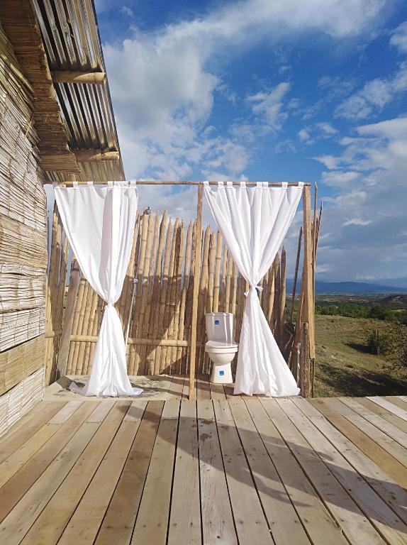 Balkón nebo terasa v ubytování Hotel Flor de Liz Bereshit Bara