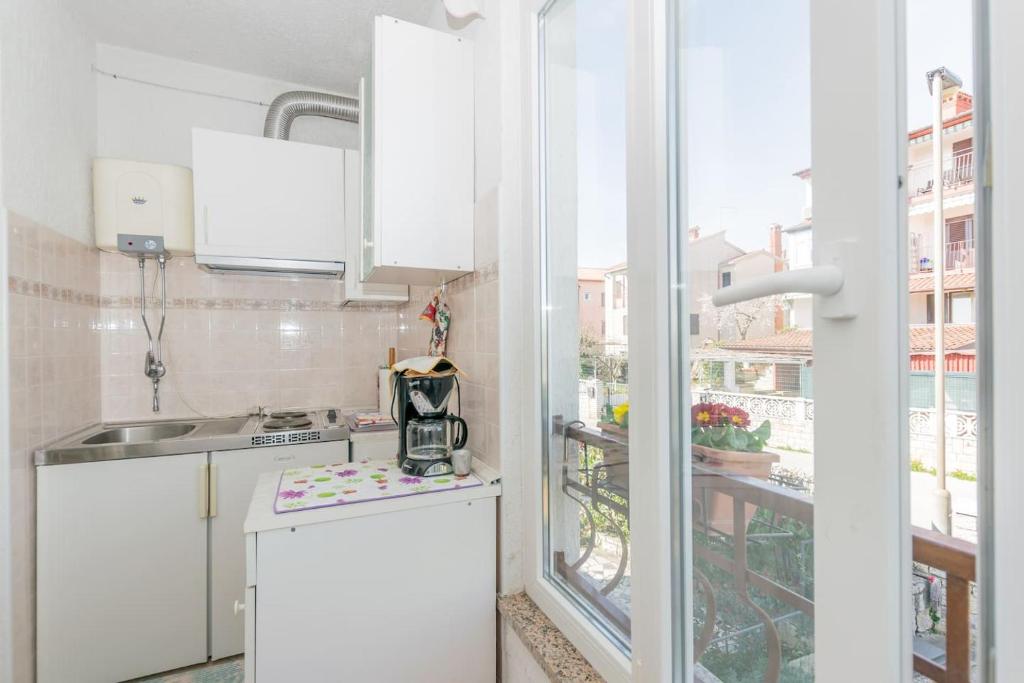 Kuchnia lub aneks kuchenny w obiekcie Pleasant apartment Korenic in unique city of Rovinj