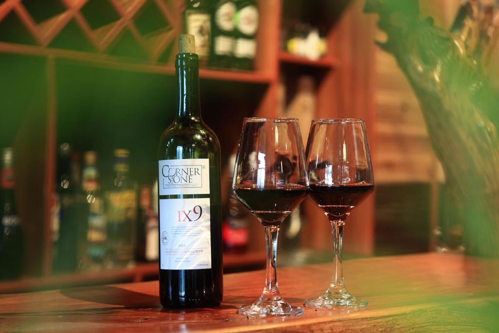 Nápoje v ubytování Baike Boutique Hotel