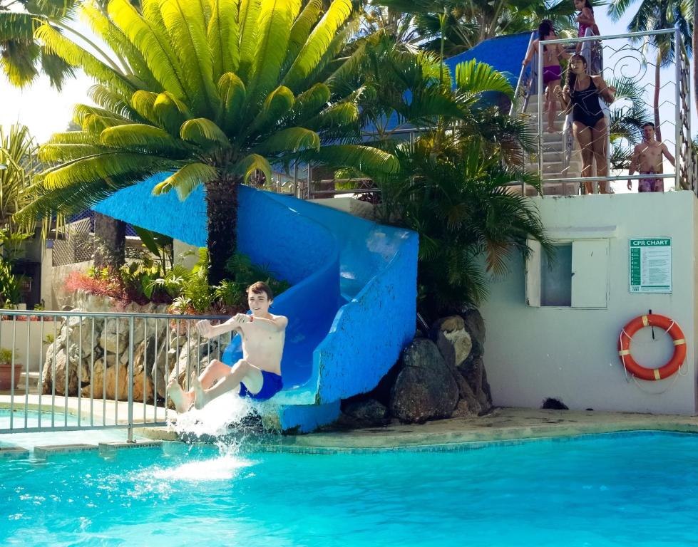 Bazén v ubytování Fiji Hideaway Resort & Spa nebo v jeho okolí
