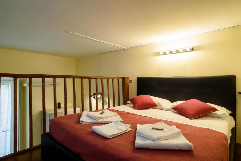 Posteľ alebo postele v izbe v ubytovaní Sarracino Relais