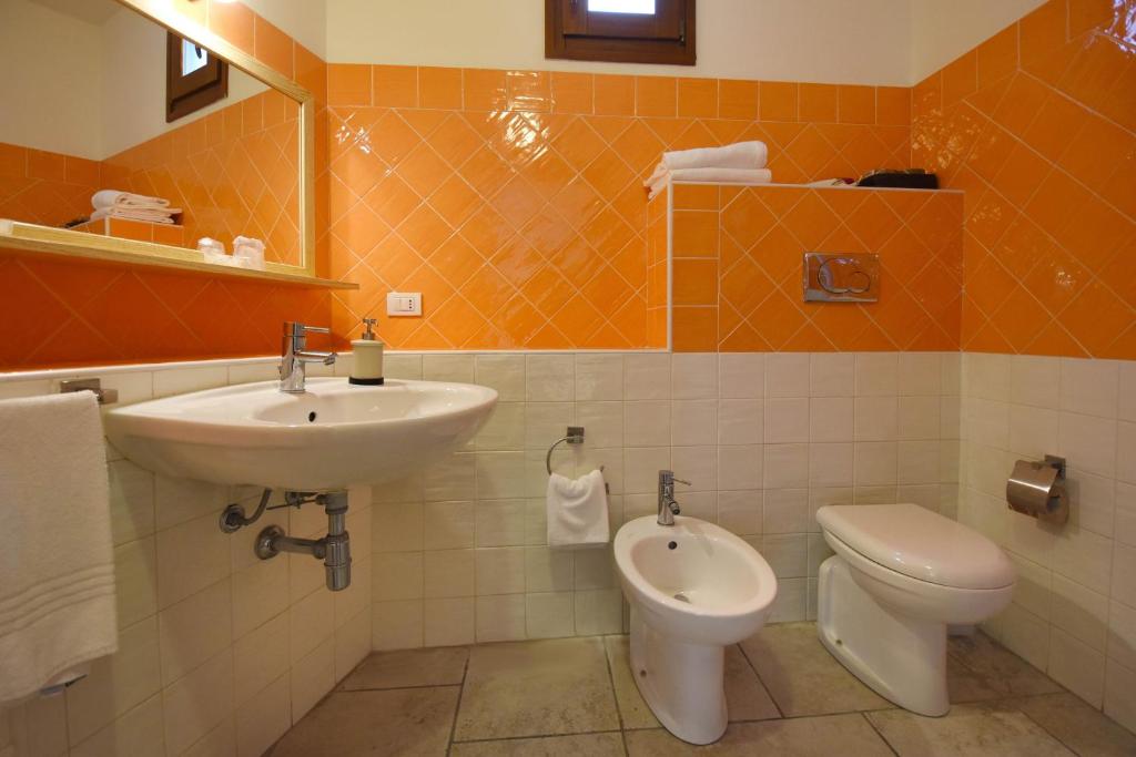 Koupelna v ubytování Hotel I Graniti