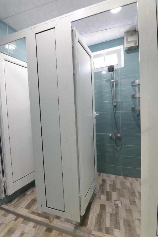 Koupelna v ubytování Hostel Kyosheto