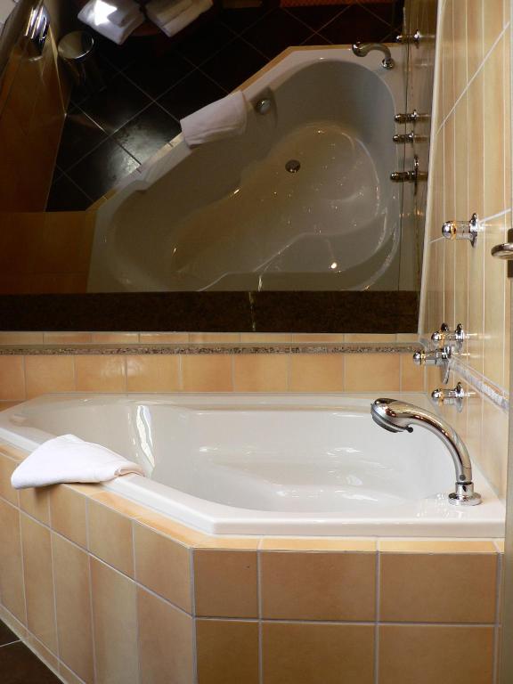 Koupelna v ubytování Hôtel Le Mittelwihr