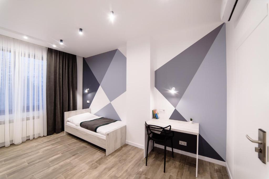 Postel nebo postele na pokoji v ubytování Is’land Hostel
