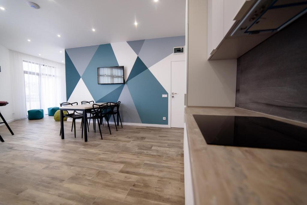 TV a/nebo společenská místnost v ubytování Is’land Hostel