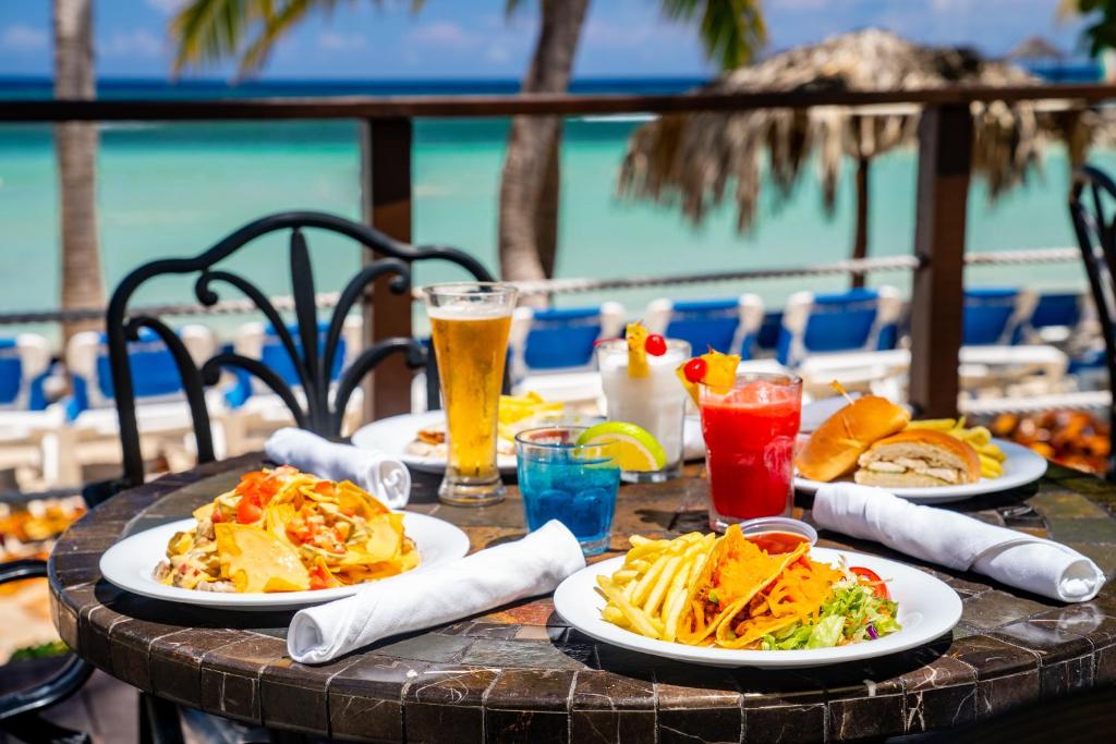 Comida en el resort o alrededores