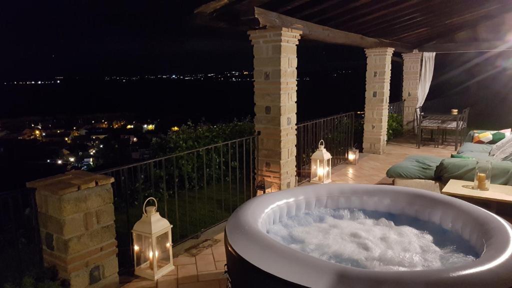 Balkon lub taras w obiekcie Villa Isotta