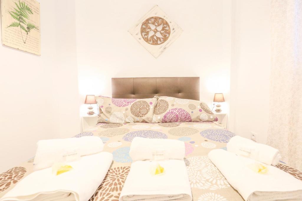 Postel nebo postele na pokoji v ubytování Apartamento Sol