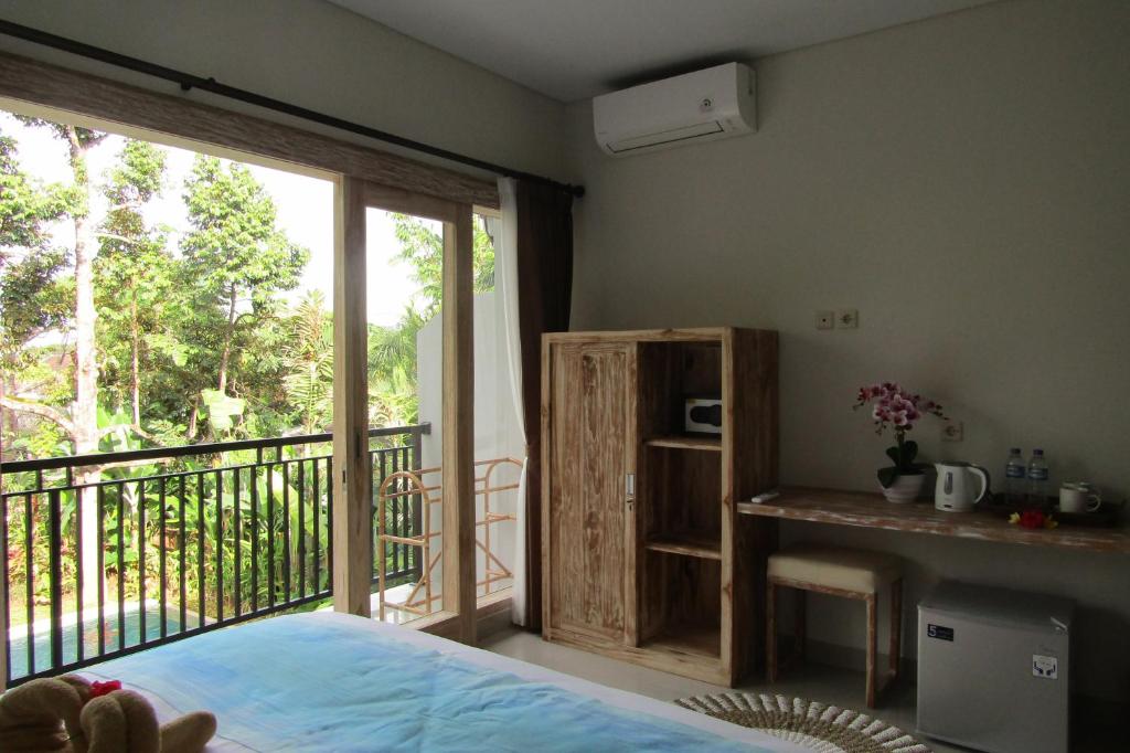 Balkón nebo terasa v ubytování Recep Bungalow