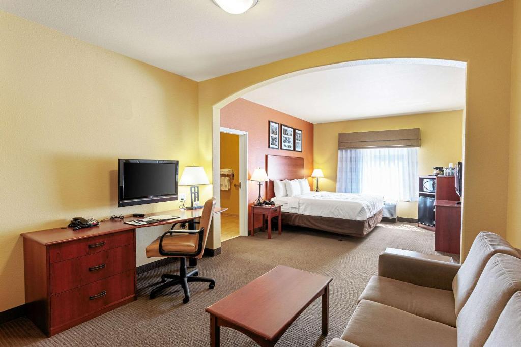TV a/nebo společenská místnost v ubytování Sleep Inn & Suites Tyler South