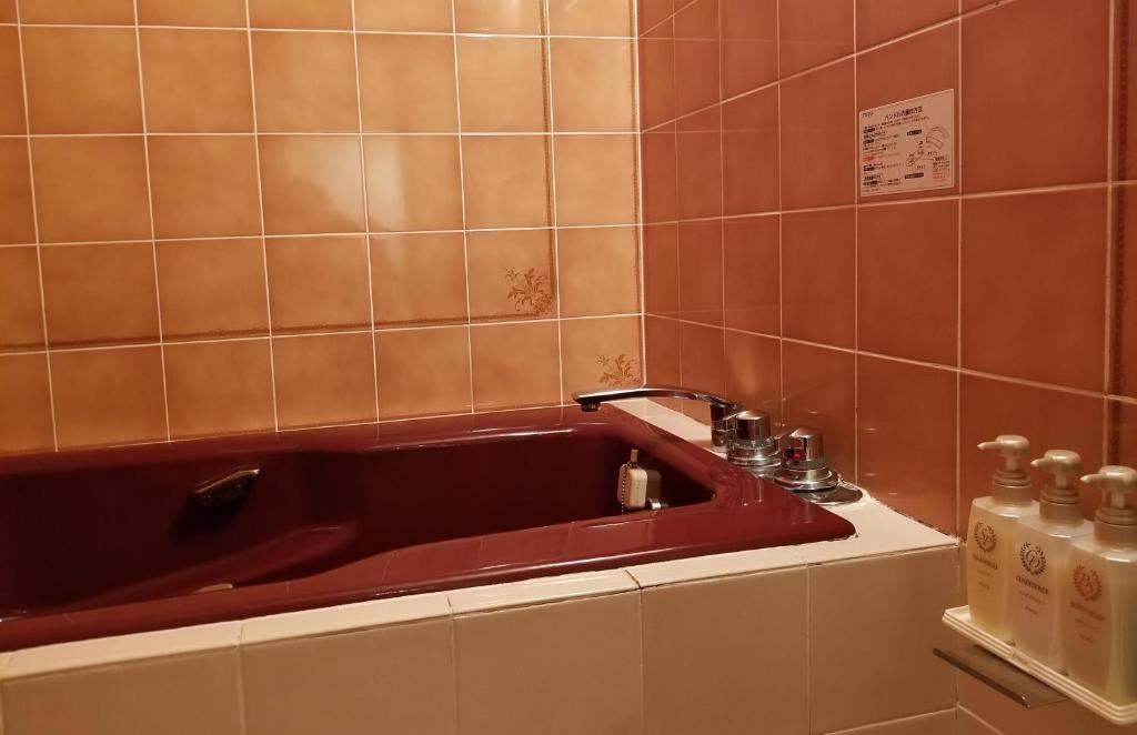 Koupelna v ubytování Royal Hotel Shinokubo