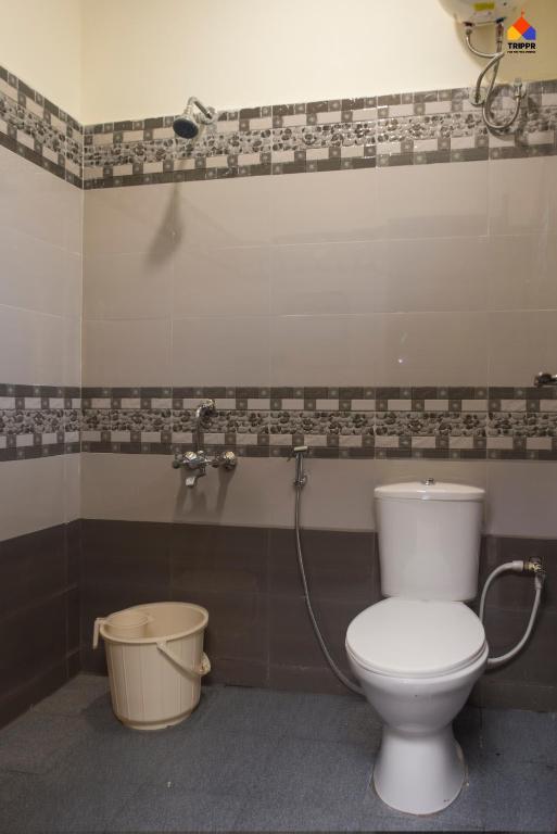Koupelna v ubytování Trippr Kodaikanal Backpacker Hostel
