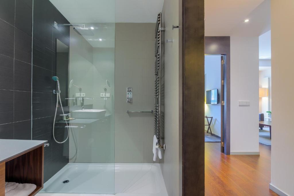 Koupelna v ubytování Hotel Cismigiu