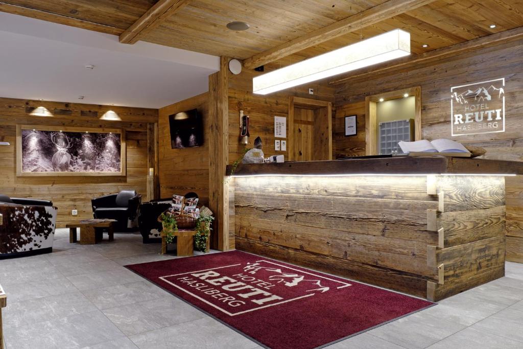 Lounge nebo bar v ubytování Hotel Reuti