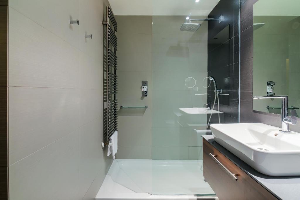 Koupelna v ubytování Hotel Cismigiu