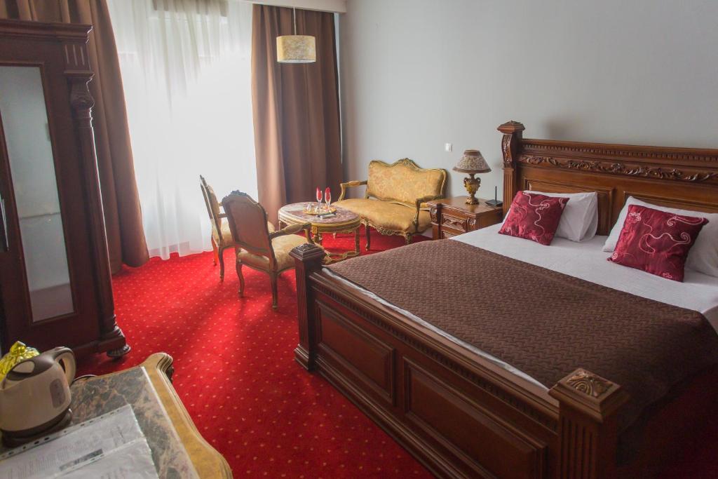 Postel nebo postele na pokoji v ubytování Hotel Hana