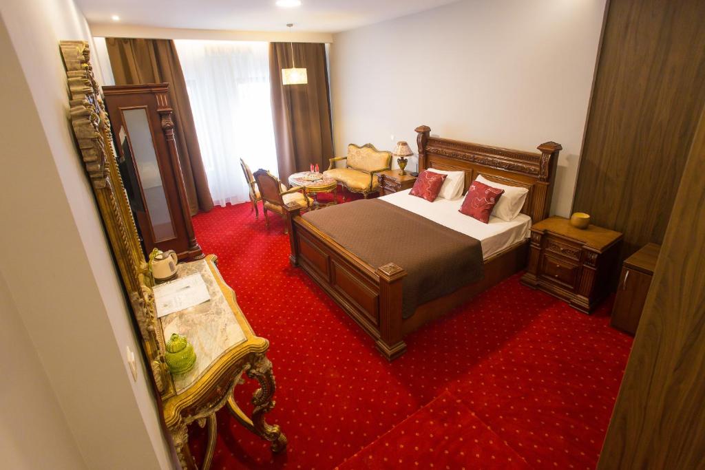 Postel nebo postele na pokoji v ubytování Hotel Hana