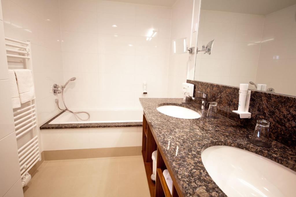 Koupelna v ubytování Business Hotel Ambio Gleisdorf