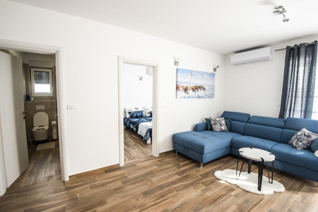 Posedenie v ubytovaní Blue Pearl apartment