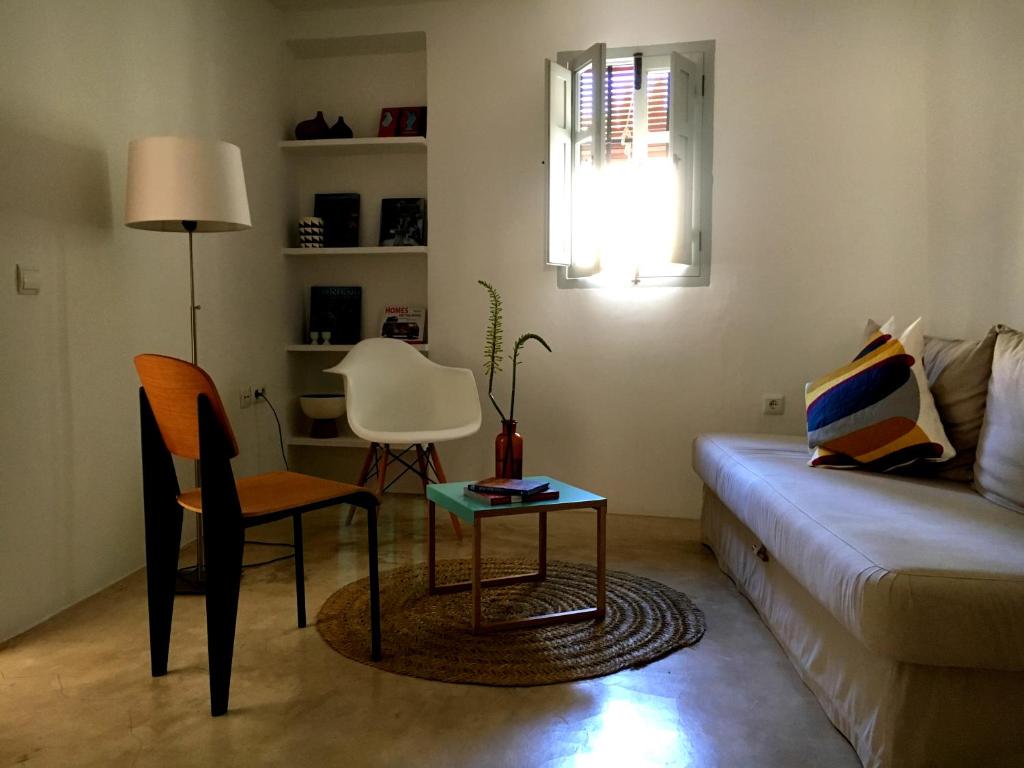 Posezení v ubytování Casa Aldomar