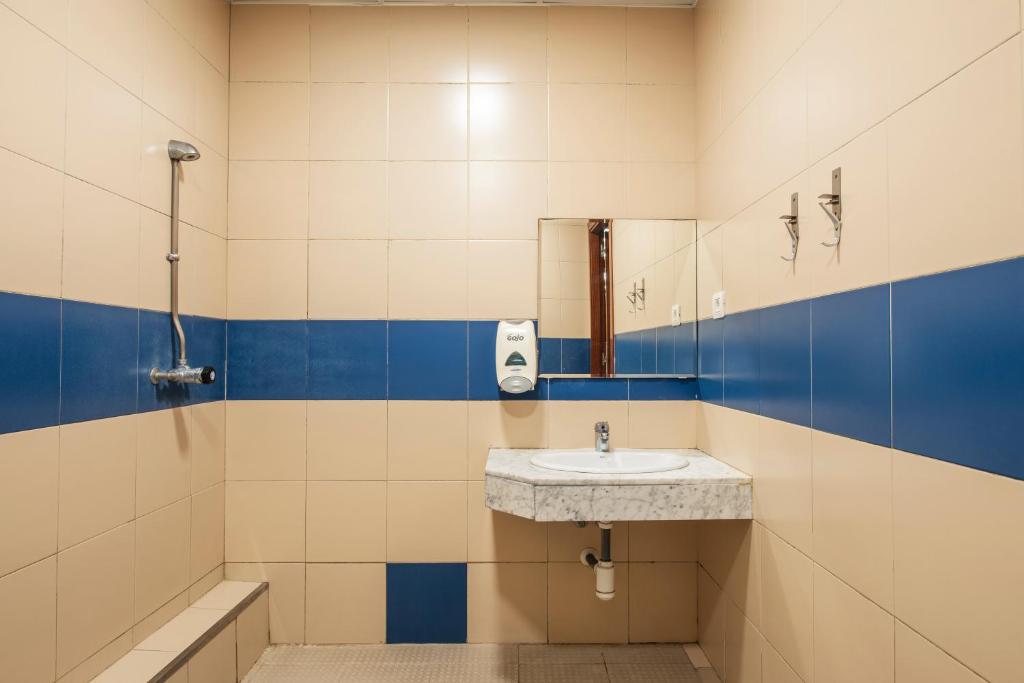Kúpeľňa v ubytovaní Safestay Barcelona Passeig de Gràcia