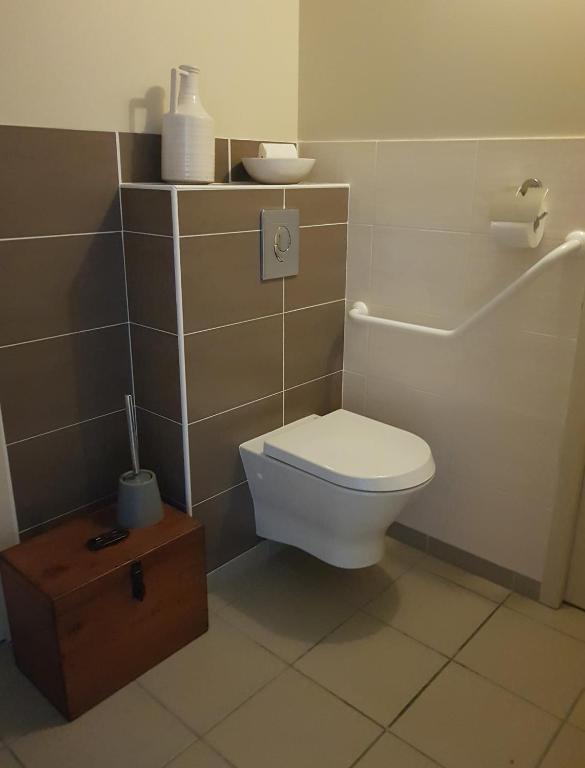 Koupelna v ubytování Chatimbarbe