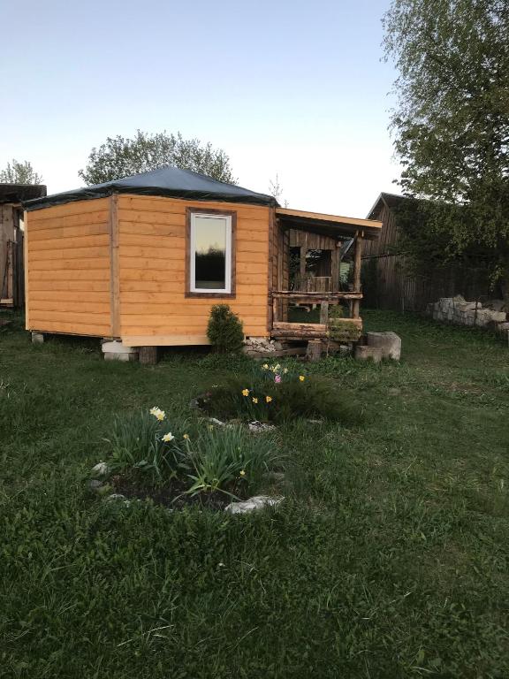 Zahrada ubytování Sillaotsa camp