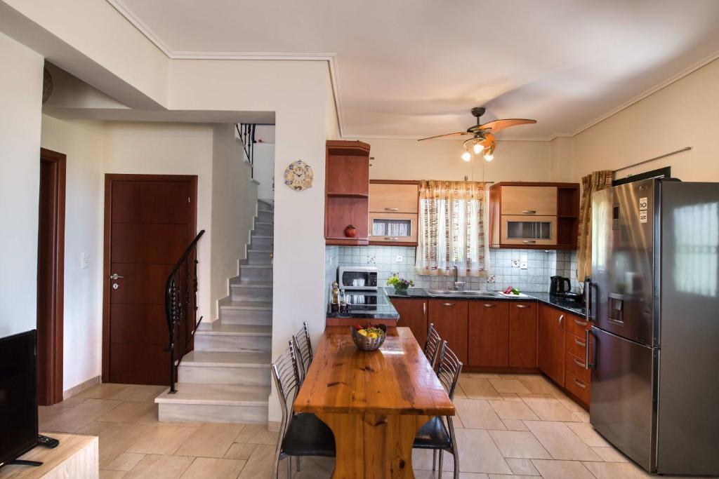 Kuchyň nebo kuchyňský kout v ubytování Aloe Villa