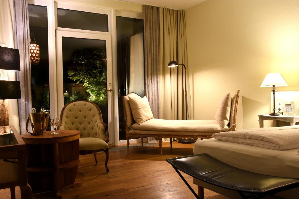 Posezení v ubytování Wellnessgarten-Hotel
